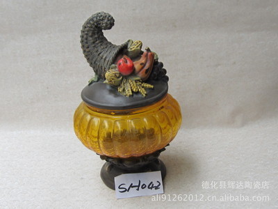 批發樹脂工藝品 鬼節系列南瓜擺飾SH042，德化縣輝達陶瓷店專業供應